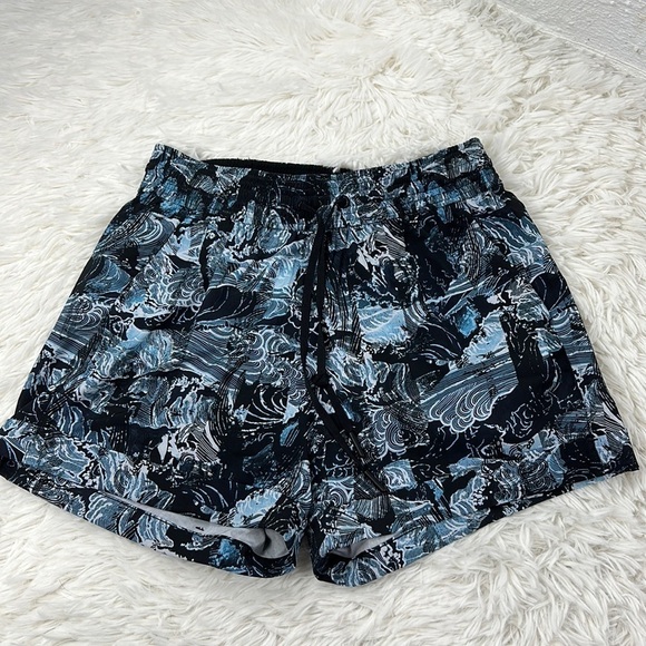 Lululemon Spring Break Away Short *4-way Stretch 3" Eternal Wave Starlight Black - Picture 1 of 5